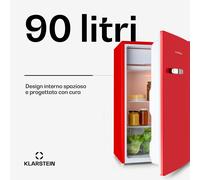 Beercracker 91L - Frigorifero, vano congelatore da 7 litri, apribottiglie