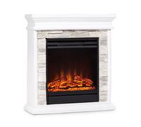 Klarstein Beerenberg 1800W 60cm Camino Elettrico con Cornice Bianco