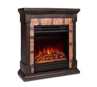 Klarstein Beerenberg 1800W 60cm Camino elettrico con cornice Marrone Scuro