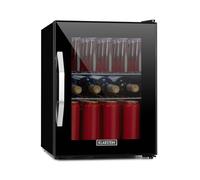 Klarstein Beersafe Reflect 55.2cm 33L Frigo Bibite con Porta in Vetro Nero