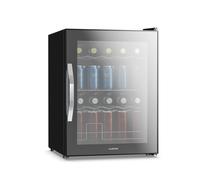 Klarstein Beersafe Reflect 64cm 60L Frigo Bibite con Porta in Vetro Nero