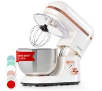Klarstein Bella 1800W 5L Robot da Cucina Bianco/Oro rosa