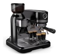 Klarstein Bella Café 1550W 20bar Macchina da Caffè Espresso con Manometro Nero