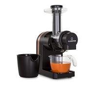 Klarstein Bella Elegance Estrattore di Succo 200 W - Slow Juicer con Contenitore 400 ml, Senza BPA, Base Antiscivolo, Facile da Pulire, Nero