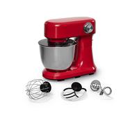 KLARSTEIN Bella Evo 5 l 70 W Acciaio inossidabile ELETTRODOMESTICO DA CUCINA, 70 W, capacità ciotola 5 l, Rosso, Argento