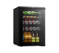 Klarstein Bevora 65cm 62L Frigo Bevande con Porta in Vetro Nero