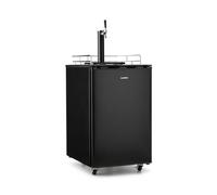 Klarstein Big Dispenser - Frigorifero Per Fusti di Birra e Bibite, Spillatore Integrato, Temperatura Regolabile, Incluso Attacco a Scivolo (tipo A), Fusti di CO2 fino a 50 L, Nero