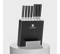 Kitano Set di Coltelli 8 Pezzi con Ceppo Lame di Precisione Design Giapponese