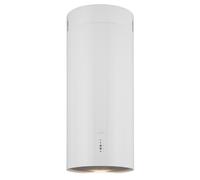 Bolea - Cappa aspirante a isola, Ø 38 cm, scarico/ricircolo, 600 m³/ora, LED, incl. filtri a carboni attivi