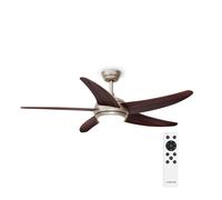 Klarstein Bolero - Ventilatore da soffitto con lampada | 132 cm | 35 W