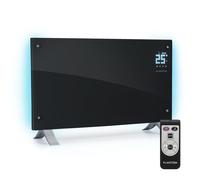 Klarstein Bornholm Curve 2000W 20m² Termoconvettore con Luce Nero