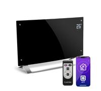 Klarstein Bornholm Curve Smart 2000W 20m² Termoconvettore Nero