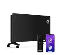 Klarstein Bornholm Termoconvettore Elettrico 3000W, Silenzioso, Timer, Termostato, Touch & App, Installazione Indipendente o a Parete, Sicurezza Bambini, per 30m², Nero