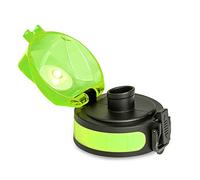 Klarstein Borraccia, Bottiglia Acqua, Coperchio di Ricambio Trasparente in Plastica Senza BPA, Tappo Senza Perdite, Verde