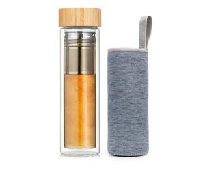 Klarstein Bottiglia da tè con tappo e filtro, 500 ml