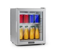 Klarstein Brooklyn 48cm 23L Frigo Bibite con Porta in Vetro Argento