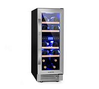 Klarstein Vinovilla Duo17 Frigo per Vini a 2 Zone 53l 17 Bot.Porta in Vetro 3 colori