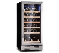 Klarstein Vinovilla 29 Built-In - Cantinetta vino 81 litri / 29 bottiglie Porta in vetro in acciaio inox