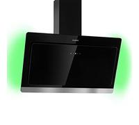 Klarstein Cappa Aspirante 90 cm, Cappa Cucina 90 cm, Flusso d'Aria 563m³/h, LED RGB, Cappa Cucina Incasso Filtrante Classe A, Cappa Aspirante Filtrante 90 cm, IoT/Wi-Fi, Filtro per Cappa a Carbone