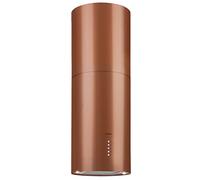 Klarstein Cappa Isola, Cappa Cucina con Timer, Flusso d'Aria di 650m³/h, Cappa per Isola Cucina con 3 Modalità e Design Candelabro Rame