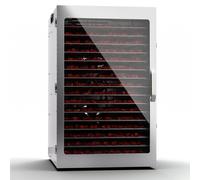 Klarstein Captain Jerky 30-90°C Essiccatore Professionale 16 Strati Argento