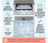 Klarstein Chillout Macchina del Ghiaccio,