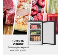 Klarstein Congelatore Garfield XXL 80l 3 Box Termostato