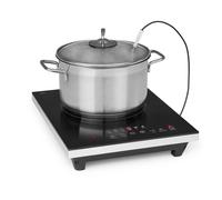 Klarstein Cook n Roll 2000W Piastra a Induzione Portatile 1 Fuoco Nero