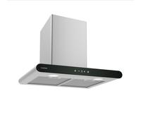 Klarstein CurveVent 60cm 682m³/h Cappa a Parete Argento