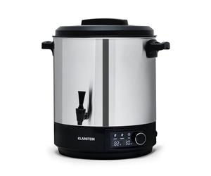 Klarstein Dispenser Acqua Calda per Casa, Erogatore Acqua Instantaneo 25L, Distributore Ufficio Elettrico in Acciaio Inossidabile da 2000W, Dispenser con Rubinetto per Tè e Bevande