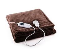 Klarstein Dr. Watson coperta elettrica 120 W lavabile 180 x 130 cm Beige Brown