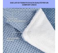Klarstein Dr. Watson Deluxe XXL - Coperta elettrica, 160 W, 9 livelli di temperatura, elemento di controllo, 200 x 180 cm
