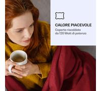 Klarstein scaldaletto Matrimoniale XL, Coperta Termica Elettrica 18 x 13 cm, Scaldaletto Matrimoniale Elettrico 3 Livelli di Temperatura, Lavabile in Lavatrice, Coperta Elettrica per Letto e Divano