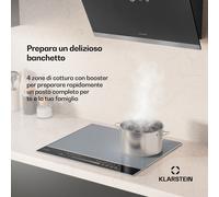 DualTone Flex piano cottura a induzione | Zone flex | Display a LED | Controllo scorrevole | 7200 W