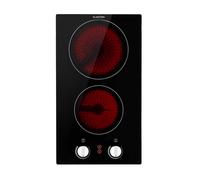 Klarstein EasyCook 30cm Piano Cottura Vetroceramica 2 Fuochi Nero
