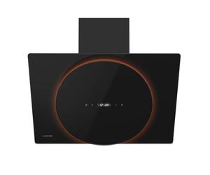 Klarstein Eclipse 60cm 541m³/h Cappa Inclinata Nero
