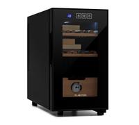 Klarstein El Presidente 150 Sigari Humidor e Cantinetta Vino 8 Bottiglie Nero