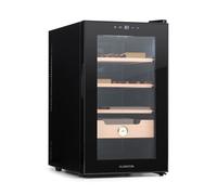Klarstein El Presidente 48 umidificatore per sigari, 48L, 3 ripiani, 1 cassetto in legno di cedro