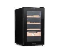 Klarstein El Presidente 48 umidificatore per sigari, 48L, 3 ripiani, 1 cassetto in legno di cedro