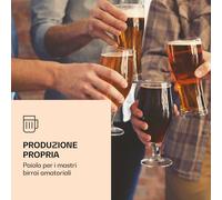 Klarstein Fermentatore Pro 15 litri Valvola di scarico per il lievito in acciaio inossidabile 304 Bollitore di fermentazione 15 litri Valvola di scarico del lievito in acciaio inossidabile 304