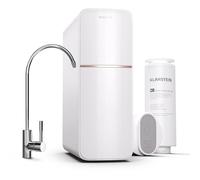 KLARSTEIN Filtraggio Acqua per Casa, Sistema di Filtraggio Acqua 600GPD, Filtro Osmosi Inversa Acqua Potabile, Filtrazione a 5 Stadi, 2 Filtri, 99.99% di Purità, Montaggio Veloce, Sistema Osmosi