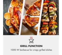 Klarstein Fine Dinesty 2in1 Forno Microonde 23l 800w Rosso