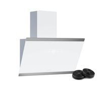 Klarstein FlashLine - Cappa da Cucina da 60cm, Cappa Inclinata, Touchscreen, 524