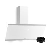 Klarstein Flashline Cappa inclinata - Flusso fino a 578 m³/ora, controllo touch, 9 velocità + boost, luce LED, ricircolo o scarico