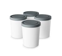 Klarstein Set di contenitori per il gelato | 180 millilitri | Plastica | Lavabili in lavastoviglie