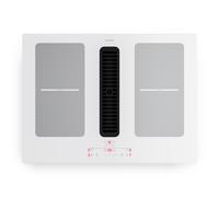 Klarstein Full House 70cm 4 Fuochi Piano a Induzione Con Cappa Integrata Bianco