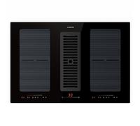 Klarstein Full House 77cm 4 Fuochi Piano a Induzione Con Cappa Integrata Nero