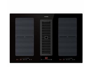 Klarstein Full House 77cm 4 Fuochi Piano a Induzione Con Cappa Integrata Nero