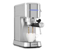 Klarstein Futura 1450W 20bar Macchina da Caffè Espresso Argento