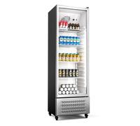 Klarstein GrandCooler 200cm 306L Frigo Bibite Commerciale Argento